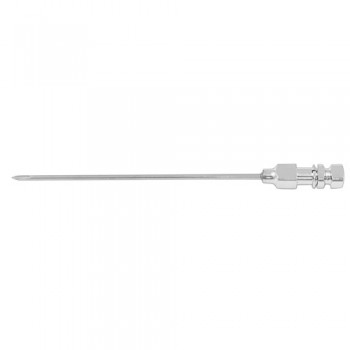 Tuohy Lumbar Puncture Needle 17 G - With Luer Lock Connection - Special Tip Stainless Steel, Needle Size Ø 1.4 x 76 mm